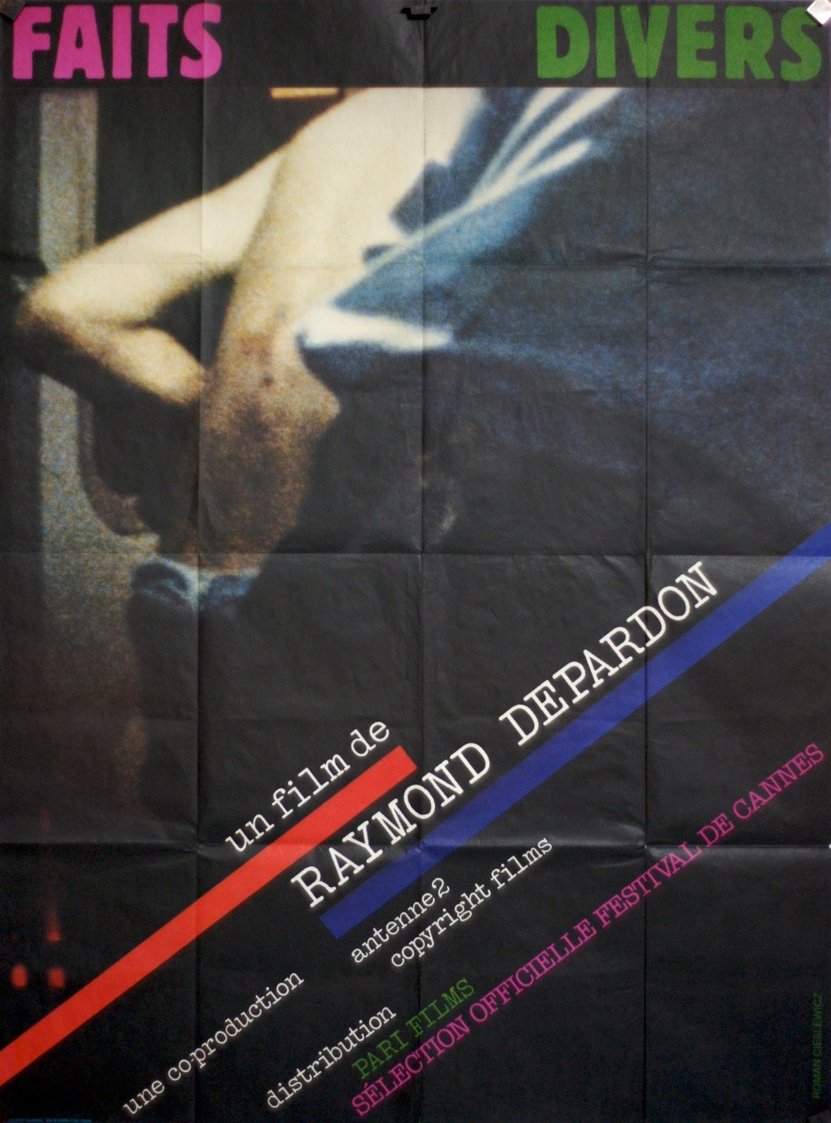 FAITS DIVERS RAYMOND DEPARDON MOVIE POSTER ORIGINAL 120x160