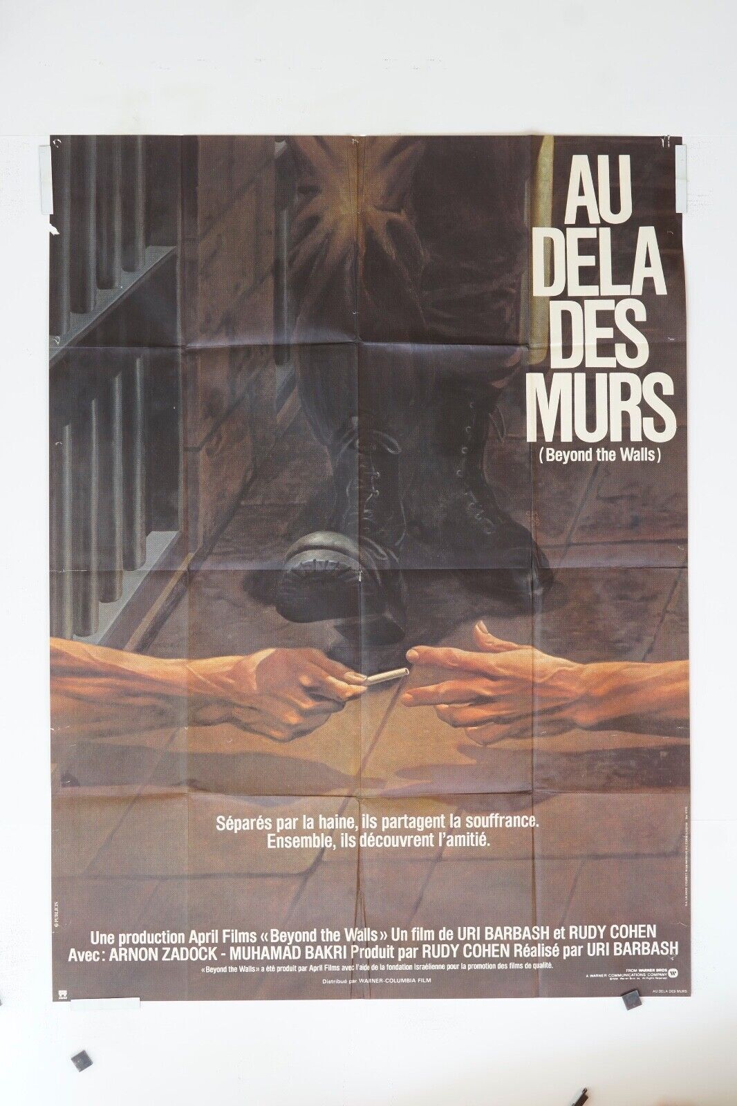 AU DELA DES MURS MOVIE POSTER ORIGINAL 120x160 ARNON ZADOCK
