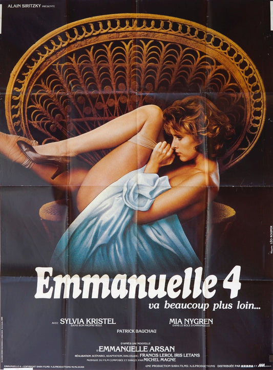 EMMANUELLE 4 SYLVIA KRISTEL ORIGINAL POSTER ORIGINAL 120x160