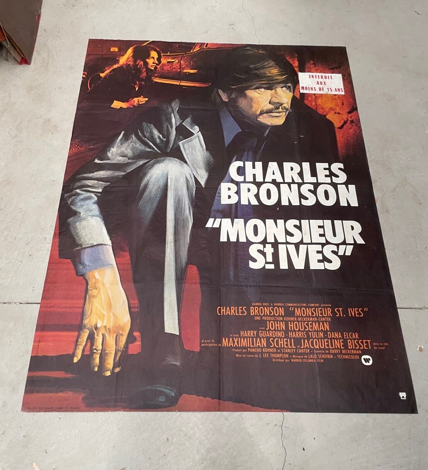 MONSIEUR ST IVES POSTER ORIGINAL 120x160 CHARLES BRONSON