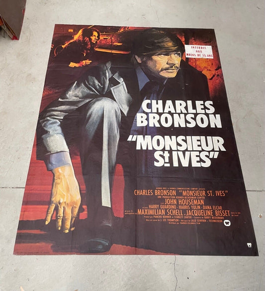 MONSIEUR ST IVES POSTER ORIGINAL 120x160 CHARLES BRONSON