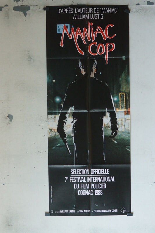 MANIAC COP ORIGINAL 60x160 WILLIAM LUSTIG