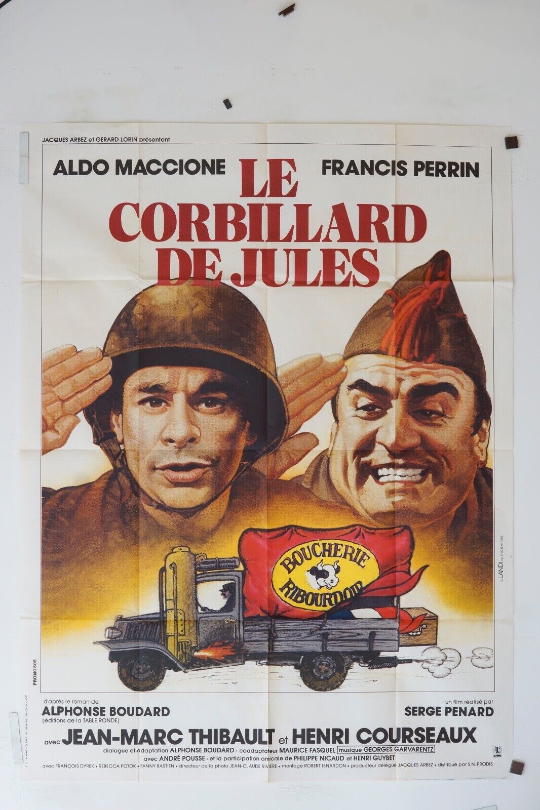LE CORBILLARD DE JULES POSTER (120X160)  ALDO MACCIONE
