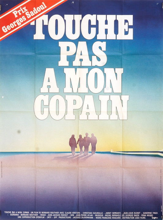 TOUCHE PAS À MON COPAIN MOVIE POSTER ORIGINAL 120x160 CLAUDE VENTURA