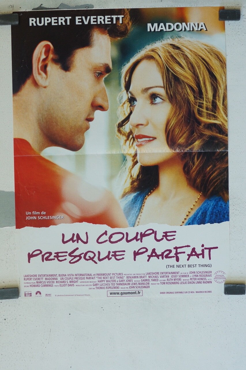 UN COUPLE PRESQUE PARFAIT ORIGINAL MOVIE POSTER 40x60 MADONNA – RUPERT EVERTT