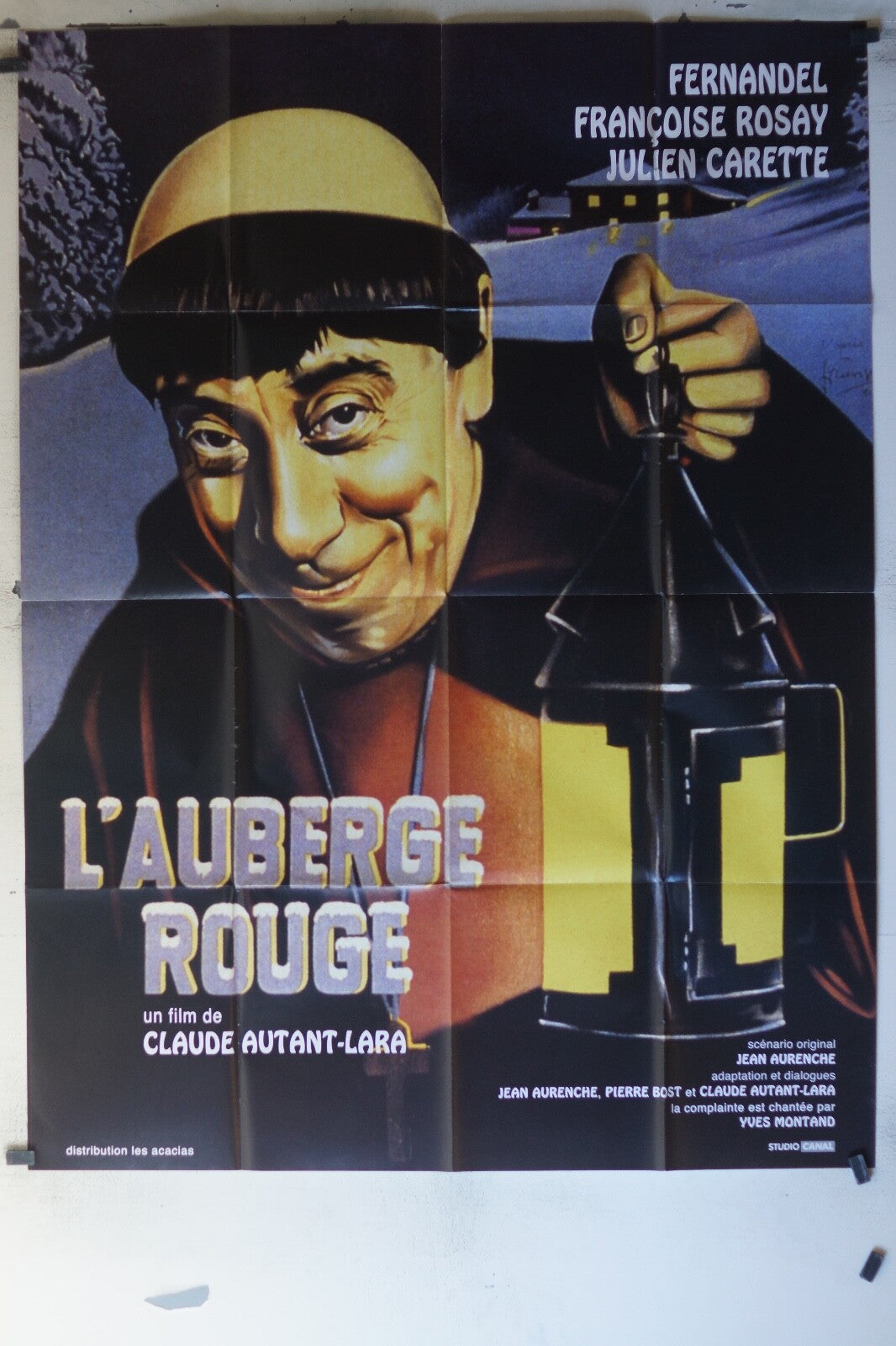AUBERGE ROUGE (L’) POSTER ORIGINAL120x160 Ferandel , Françoise Rosay ,