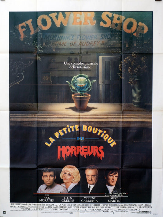 LA PETITE BOUTIQUE DES HORREURS ORIGINAL MOVIE POSTER 120x160 RICK MORANIS