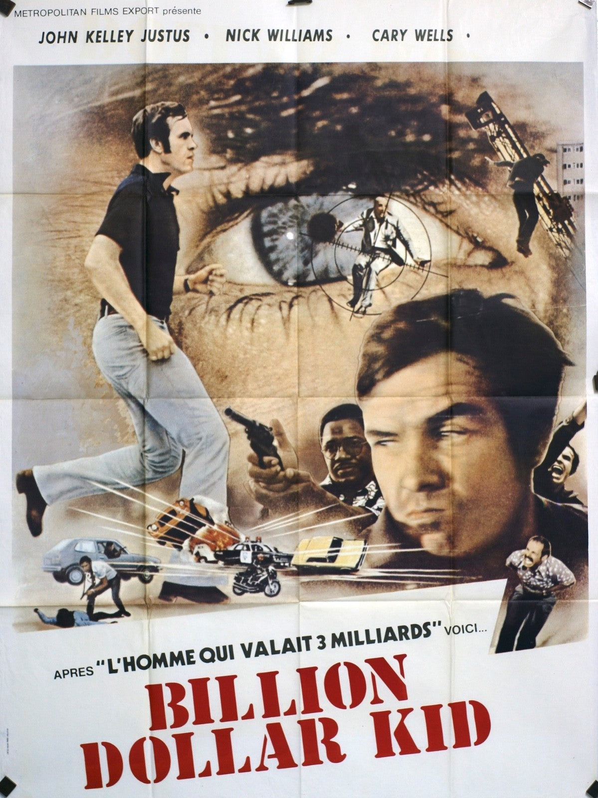 BILLION DOLLAR KID JOHN KELLEY JUSTUS MOVIE POSTER ORIGINAL 120x160