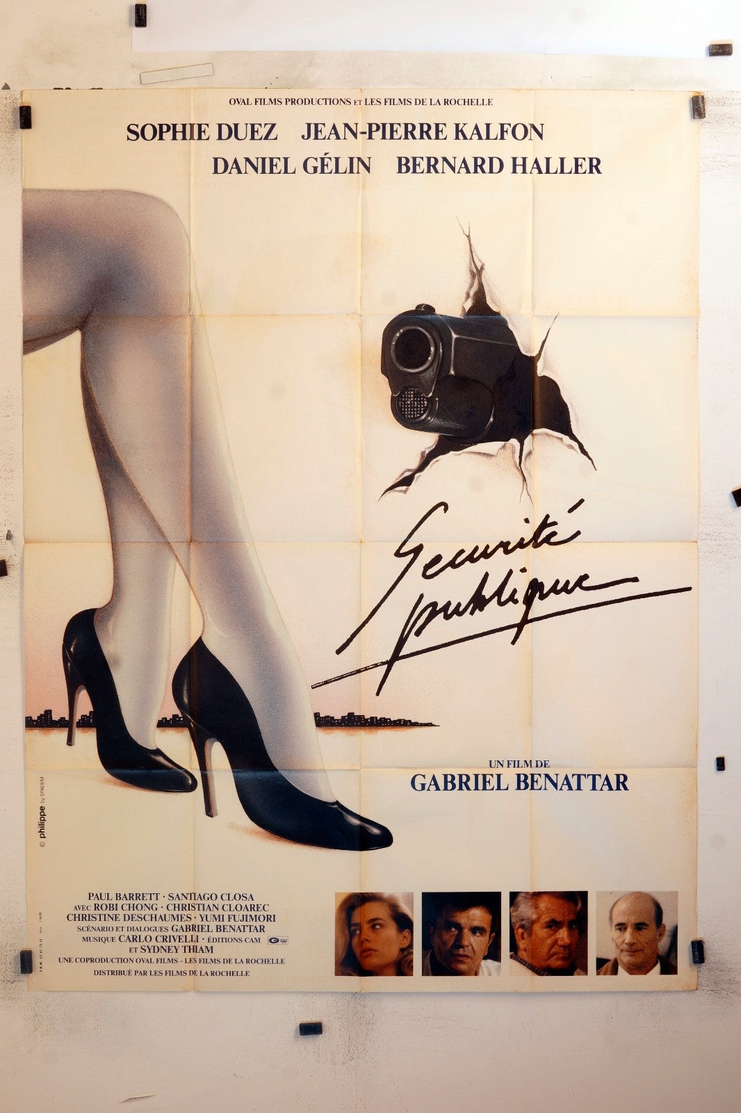 SÉCURITÉ PUBLIQUE SOPHIE DUEZ MOVIE POSTER ORIGINAL120x160