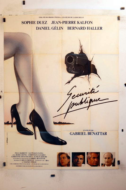 SÉCURITÉ PUBLIQUE SOPHIE DUEZ MOVIE POSTER ORIGINAL120x160