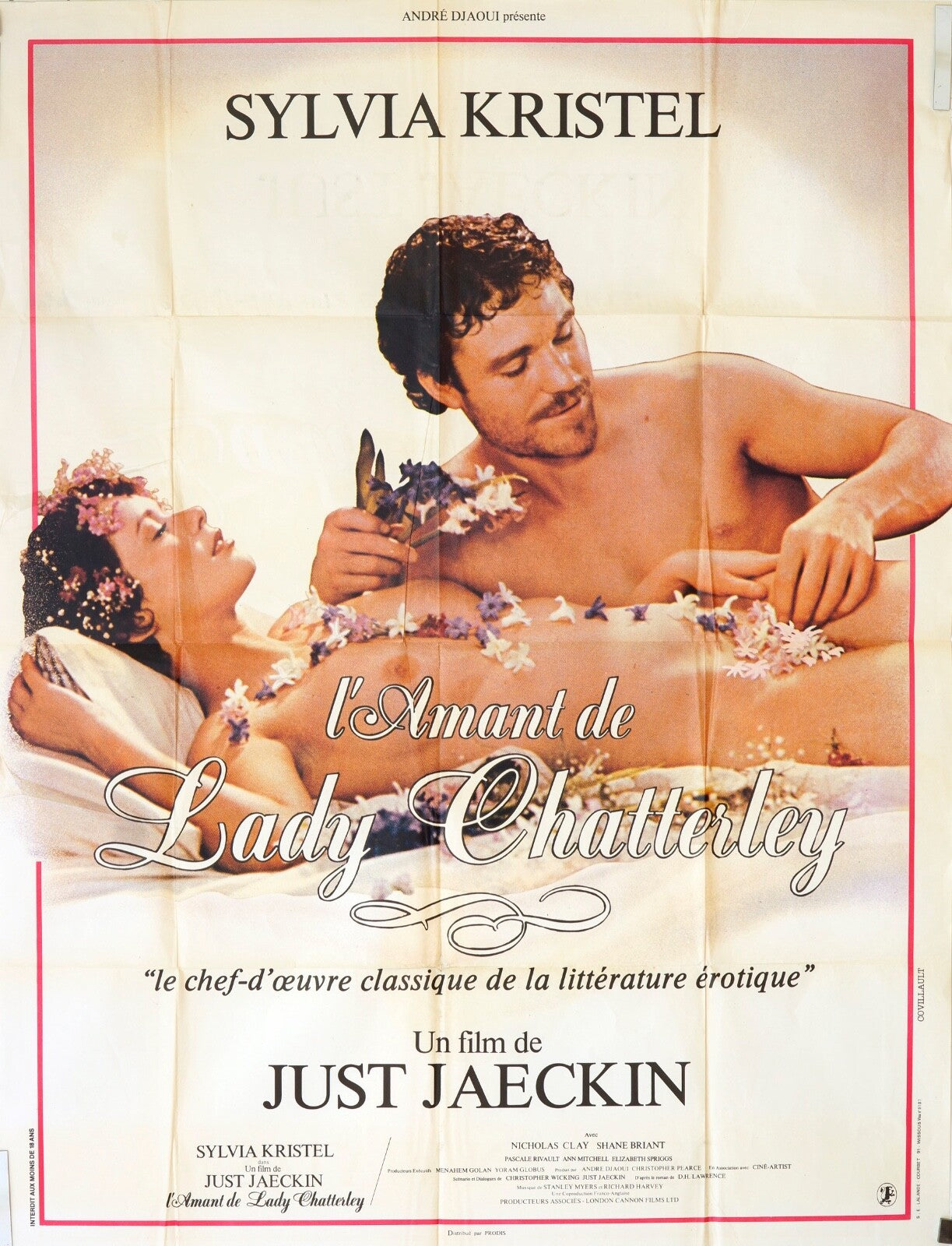 L’AMANT DE LADY CHATTERLEY ORIGINAL POSTER (120x160) SYLVIA KRISTEL