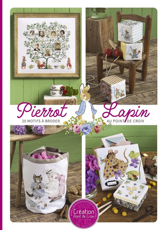 Pierrot-Lapin au point de croix n°4 FRENCH VERSION CROSS STITCH MAGAZINE
