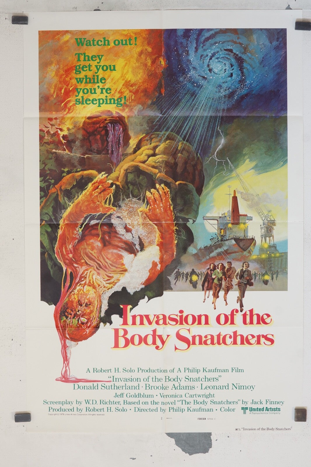INVASION OF THE BODY SNATCHERS ORIGINAL 69x103