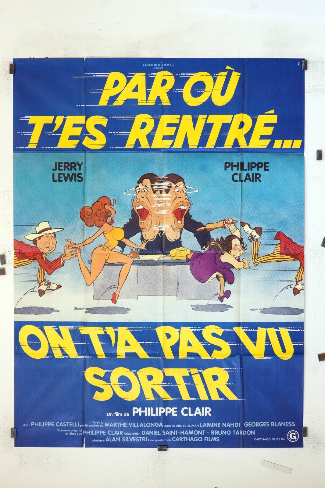 PAR OÙ T’ES RENTRÉ, ON T’A PAS VU SORTIR JERRY MOVIE POSTER ORIGINAL 120x160