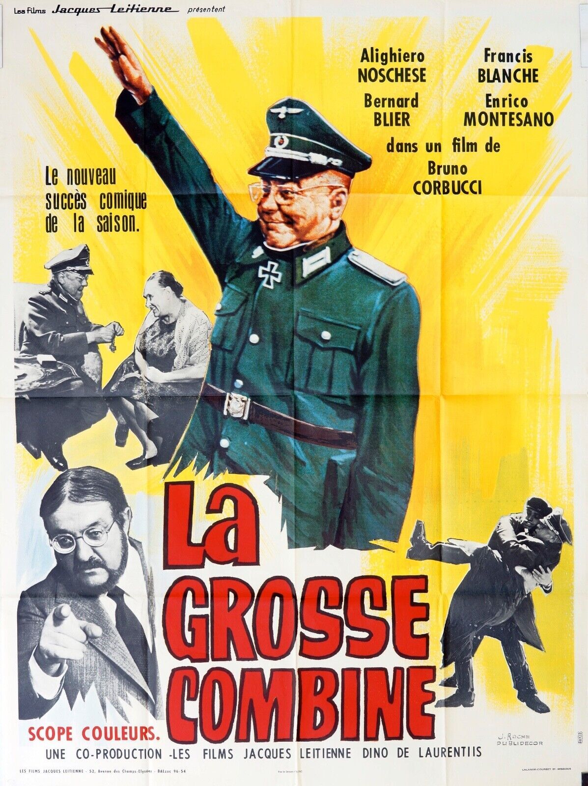 LA GROSSE COMBINE MOVIE POSTER ORIGINAL 120x160 BERNARD BLIER