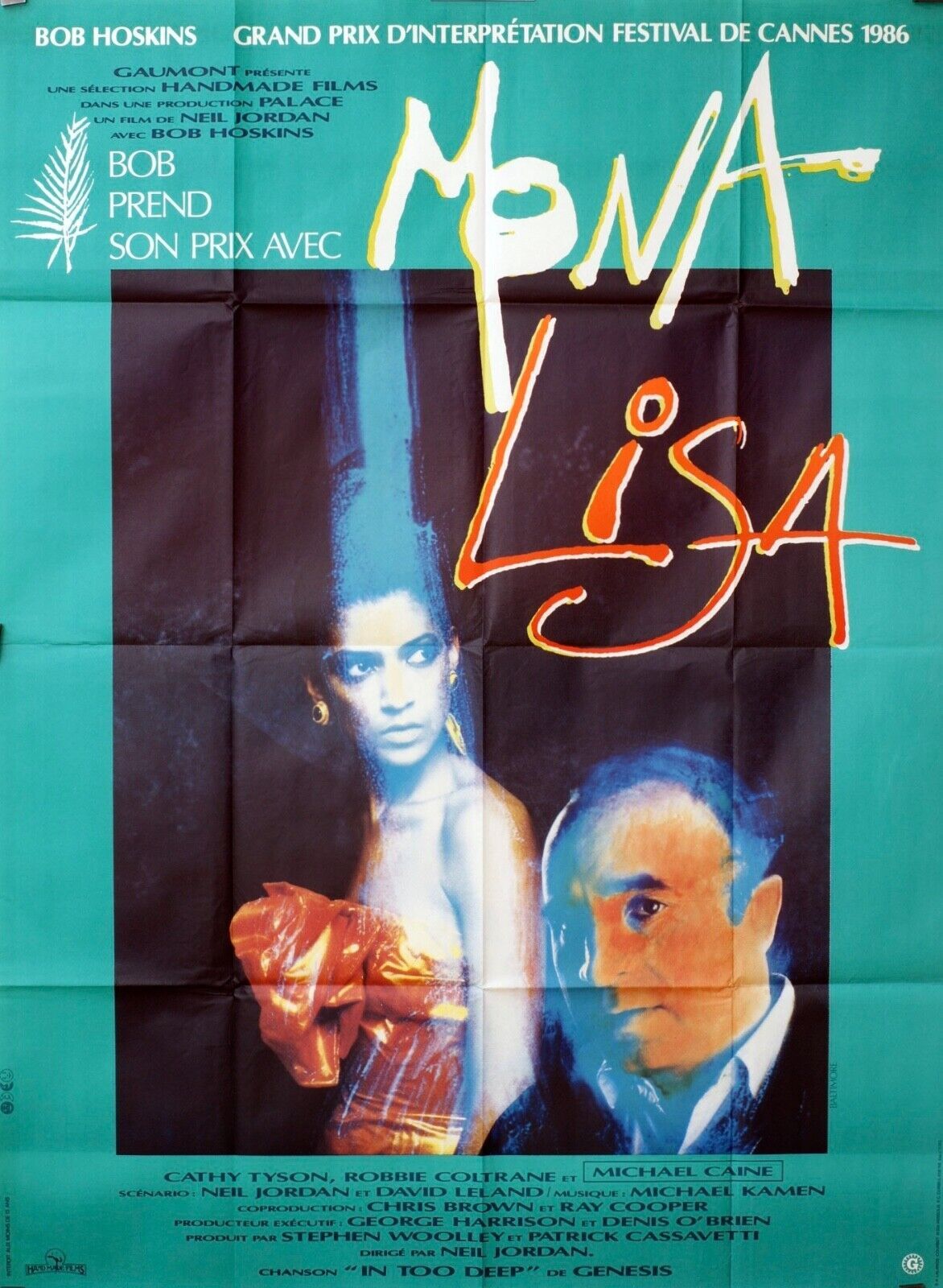 MONA LISA MOVIE POSTER ORIGINAL (120X160) BOB HOSKINS