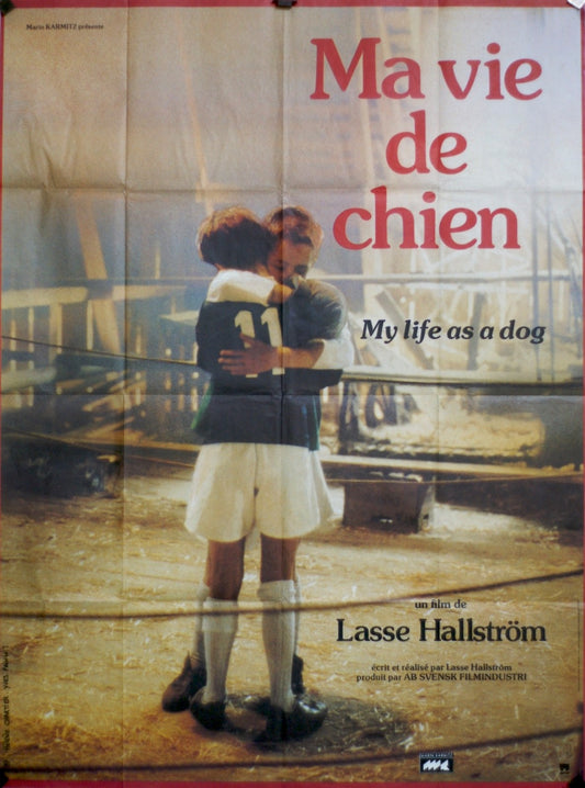 MA VIE DE CHIEN LASSE HALLSTROM movie poster ORIGINAL 120x160