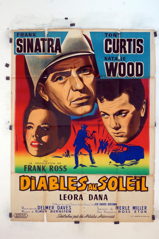 DIABLES AU SOLEIL FRANK SINATRA MOVIE POSTER ORIGINAL 120x160