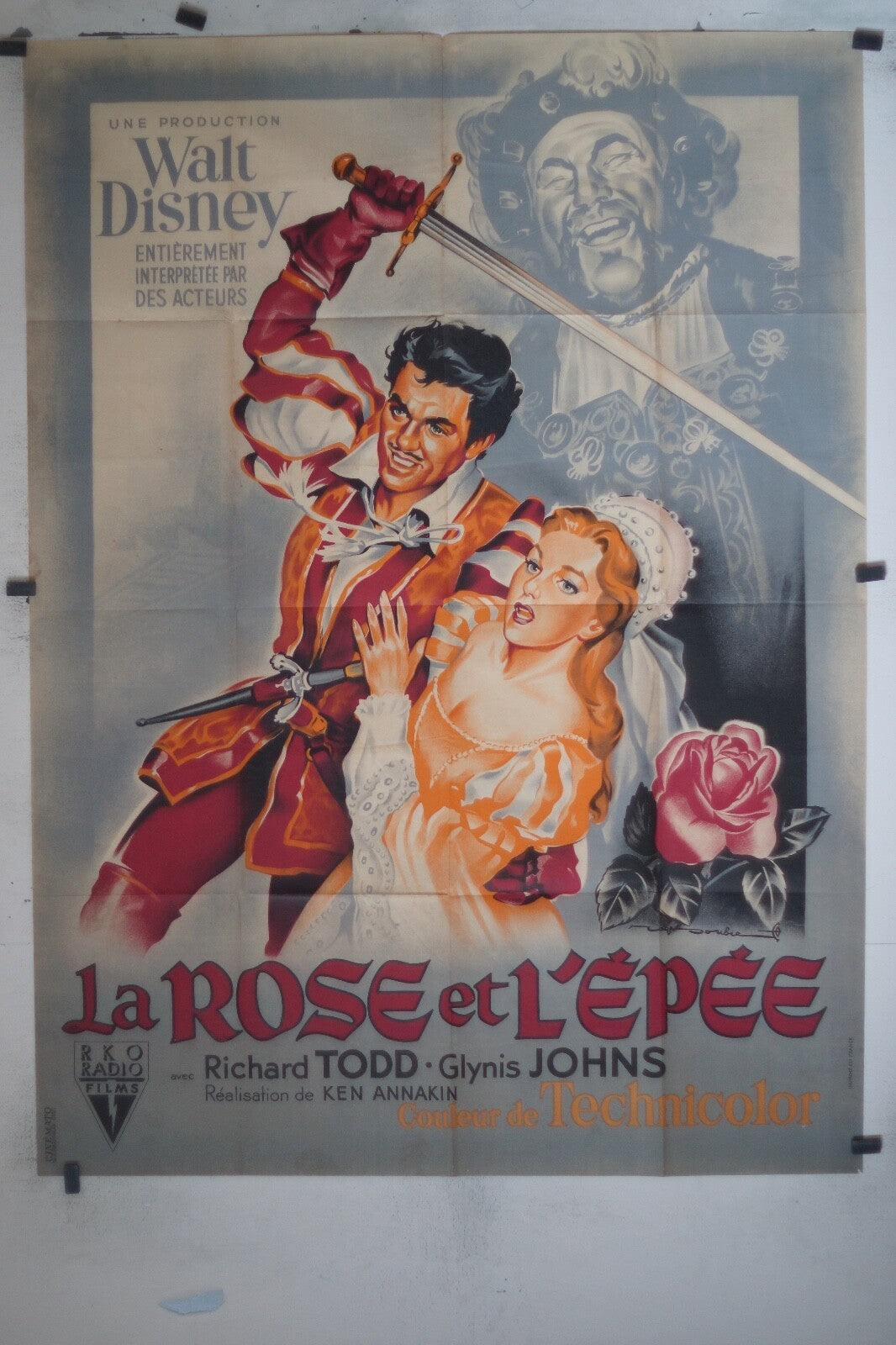 ROSE ET L’EPEE (LA) ORIGINAL 120x160  The Sword and the Rose 