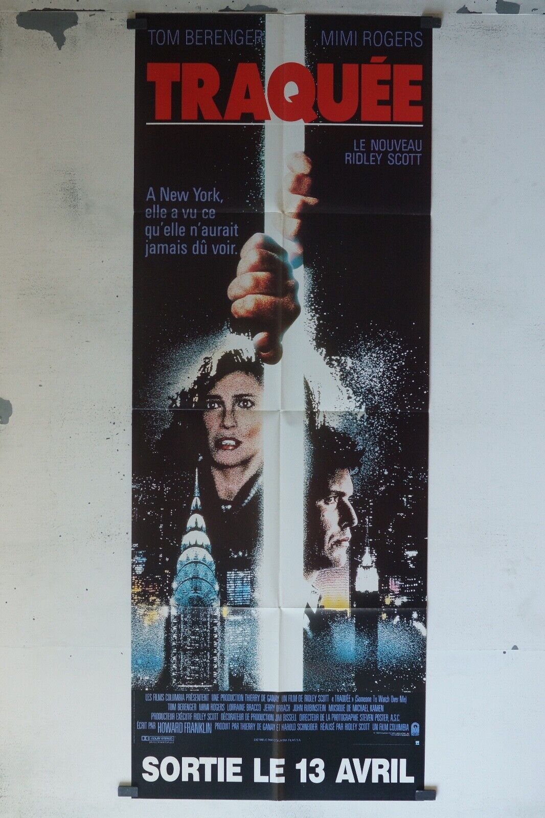 TRAQUÉE POSTER ORIGINAL (60x160)