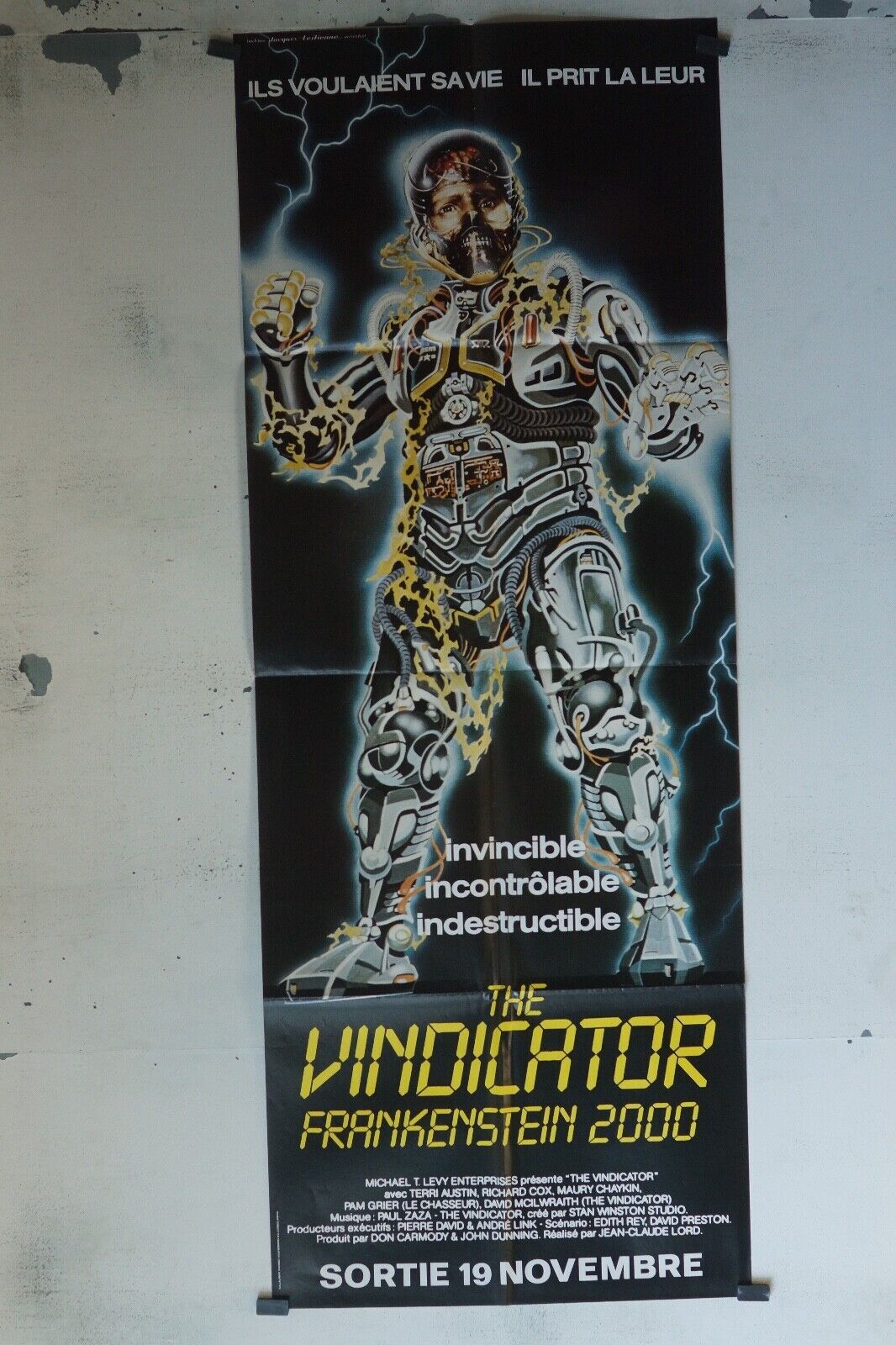 THE VINOICATOR POSTER ORIGINAL 60x160 PAUL GRIER