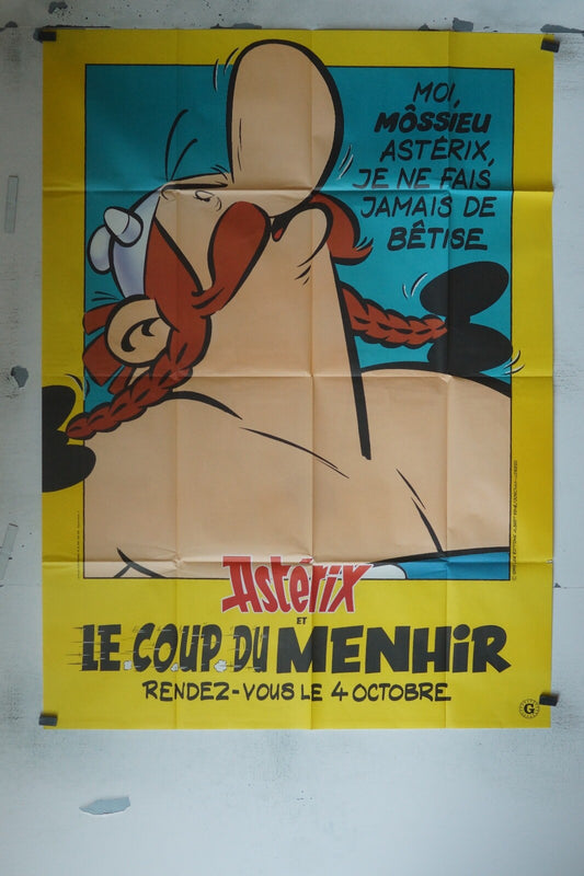 ASTÉRIX ET LE COUP DU MENHIR MOVIE POSTER ORIGINAL 120x160