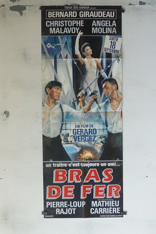 BRAS DE FER 60x160 ORIGINAL POSTER PIERRE-LOUP RAJOT