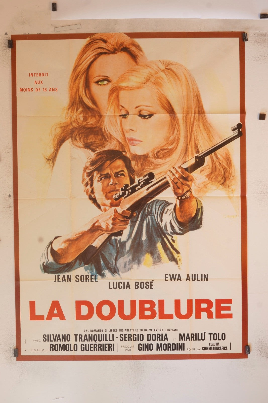 LA DOUBLURE JEAN SOREL MOVIE POSTER ORIGINAL 120x160