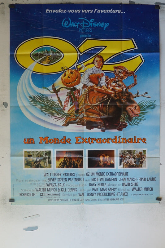 OZ, UN MONDE EXTRAORDINAIRE MOVIE POSTER ORIGINAL 120x160 NICOL WILIIAMSON