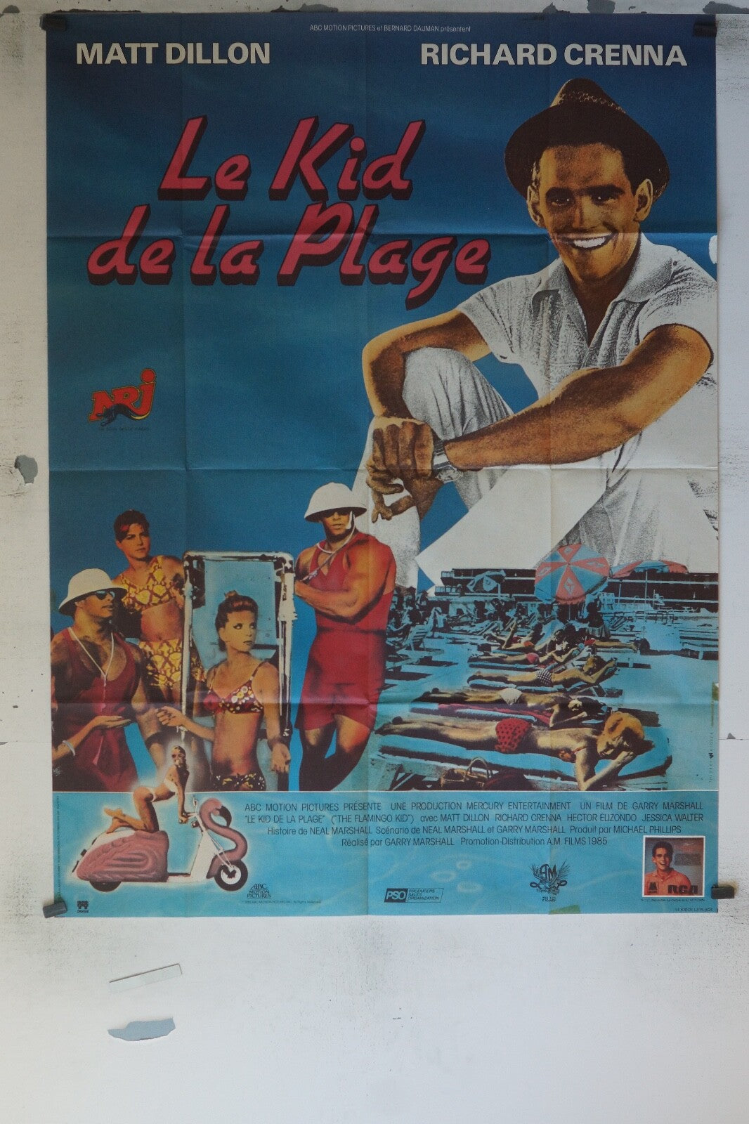LE KID DE LA PLAGE MOVIE POSTER ORIGINAL 120x160 MATT DILLON