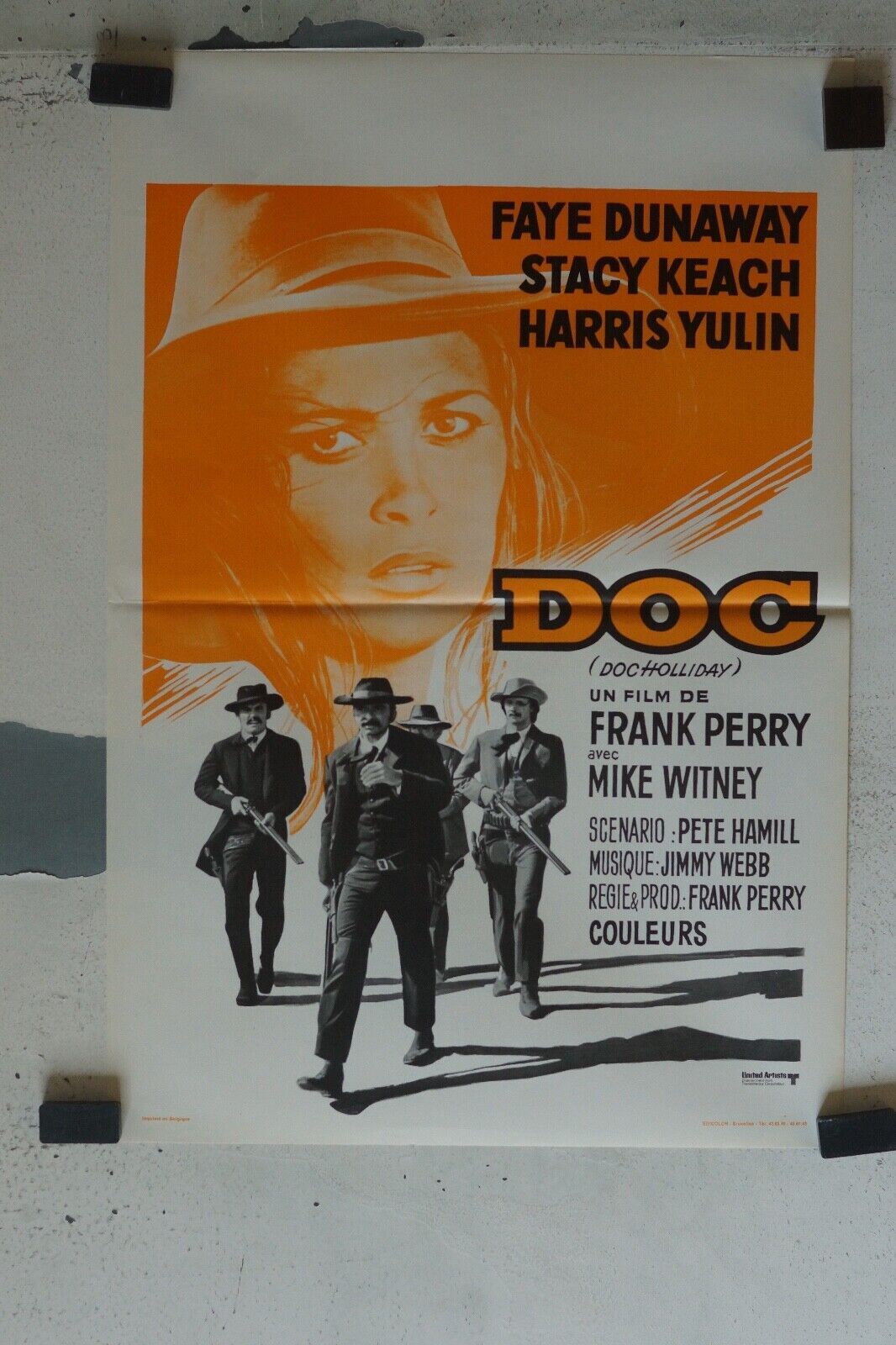 DOG MOVIE POSTER ORIGINAL (55X37) FAYE DUNAWAY