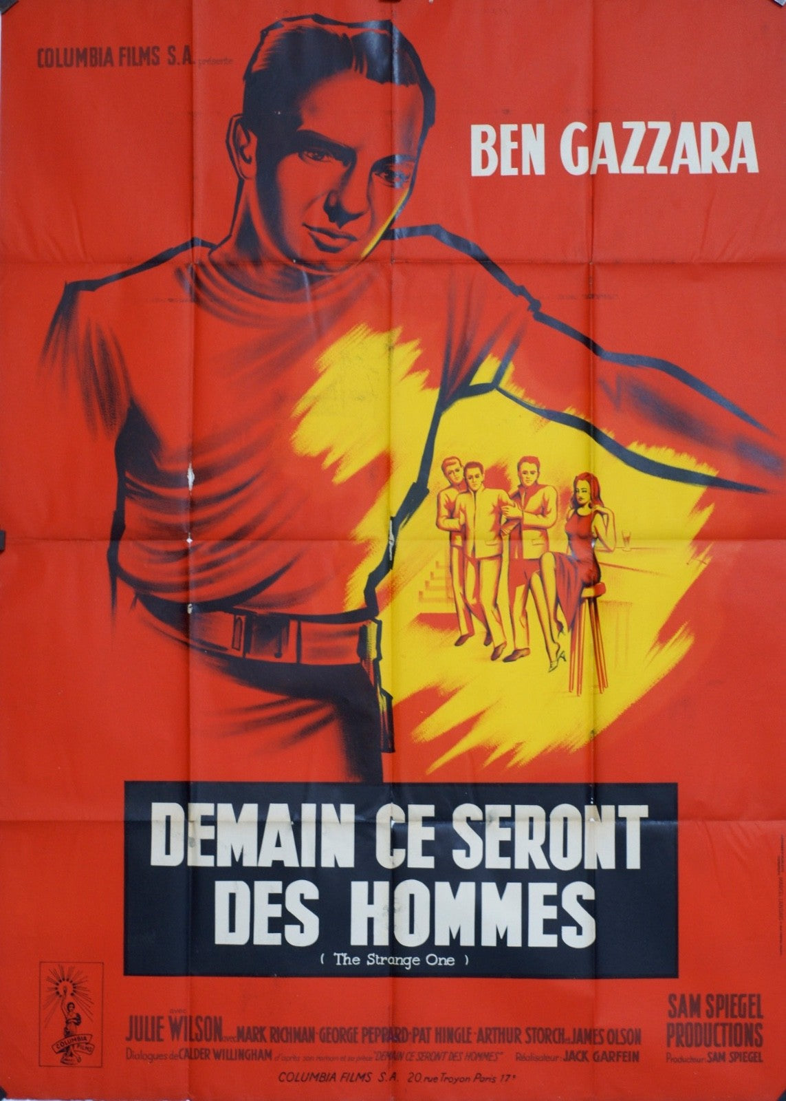 DEMAIN CE SERONT DES HOMMES BEN GAZZARA ORIGINAL 120x160