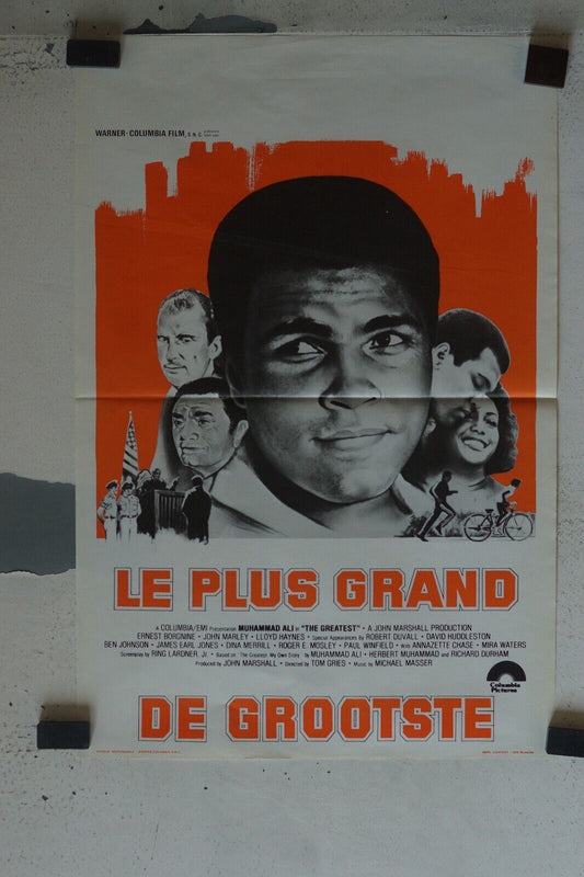 LE PLUS GRAND DE GROOTSE ORIGINAL MOVIE POSTER 55X37 ERNEST BORGNINE
