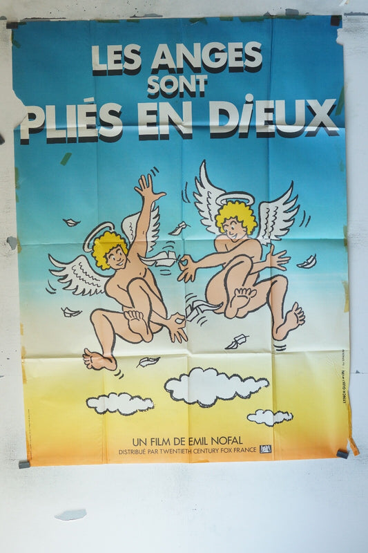LES ANGES SONT PLIÉS EN DIEUX MOVIE POSTER ORIGINAL 120x160 EMIL NOFAL