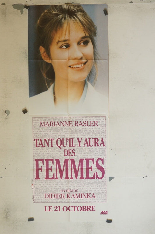 TANT QU’IL Y AURA DES FEMMES POSTER ORIGINAL 60x160 MARIANNE BASLER – DIDIER