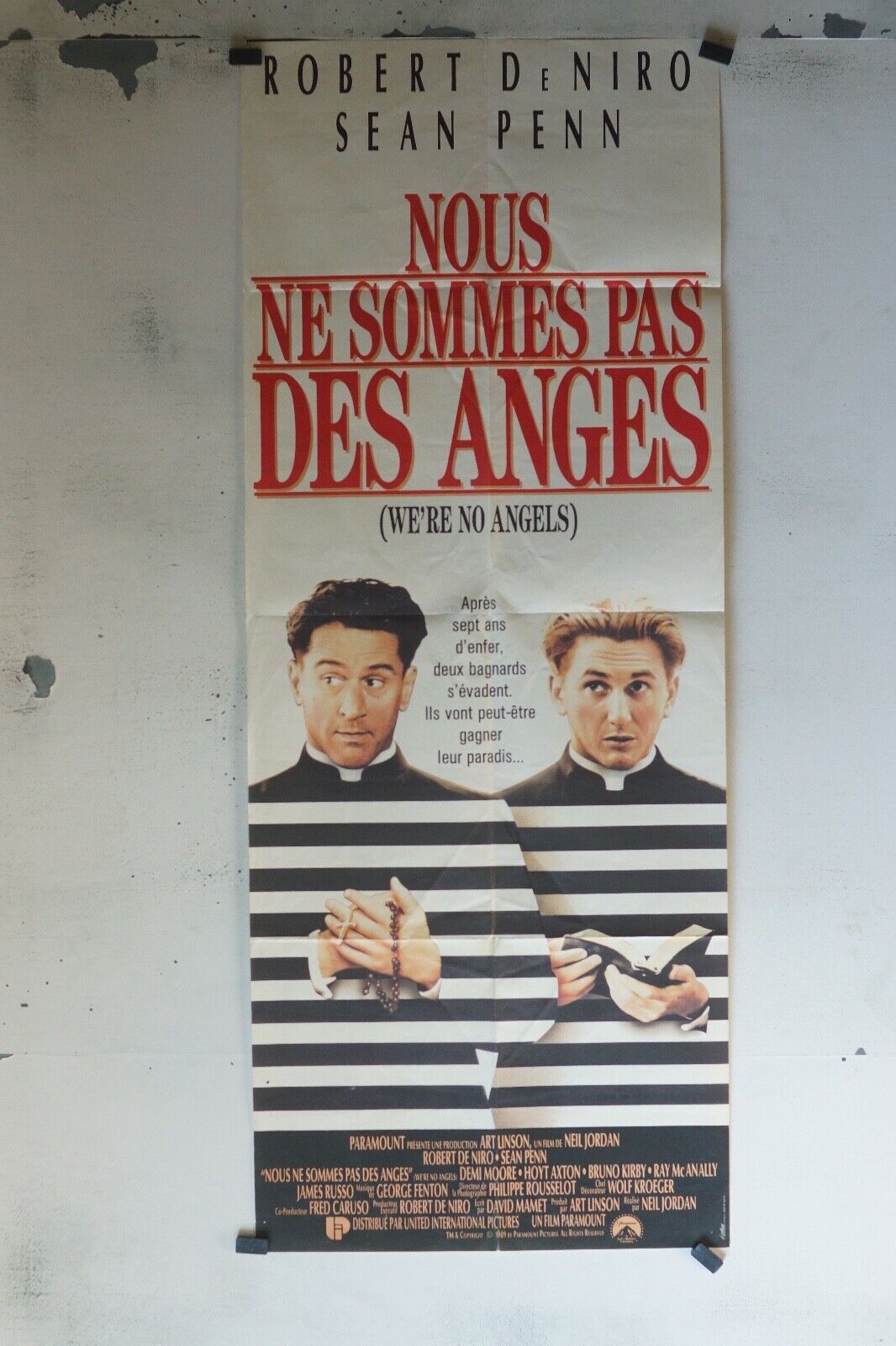 NOUS SOMMES PAS DES ANGES ORIGINAL MOVIE POSTER 60X160 ROBERT DE NIRO