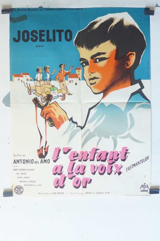 ENFANT A LA VOIX D’OR (L’) MOVIE POSTER ORIGINAL (60X80) Joselito , Ivy Bless