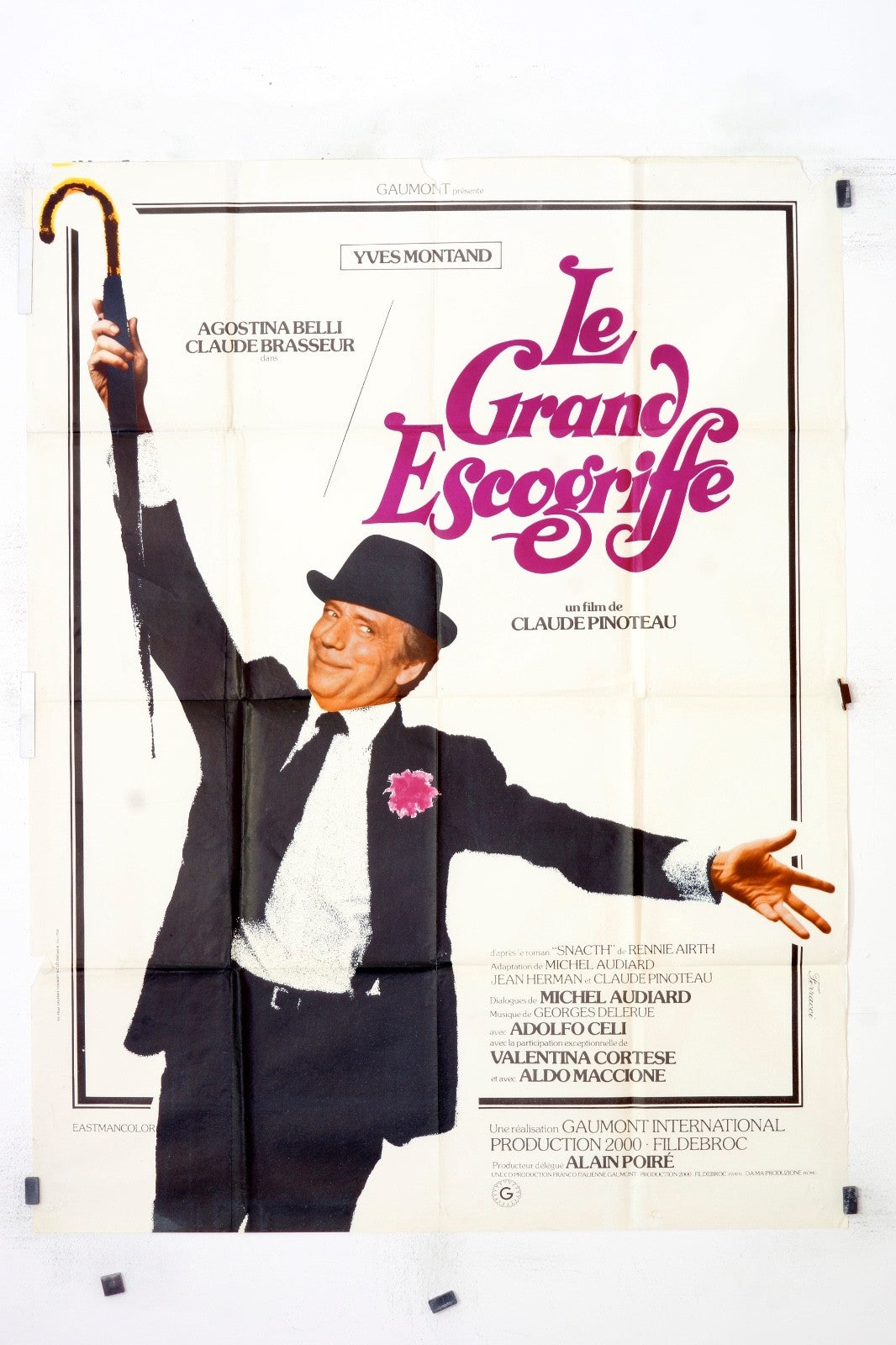 Le grand escogriffe Yves Montant POSTER ORIGINAL (120x160)