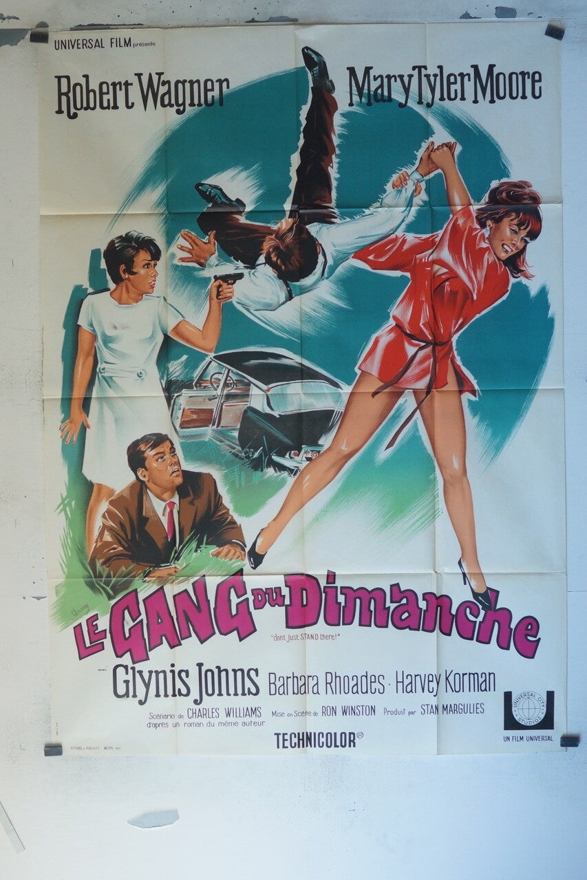 LE GANG DU DIMANCHE MOVIE POSTER 120x160 ROBERT WAGNER