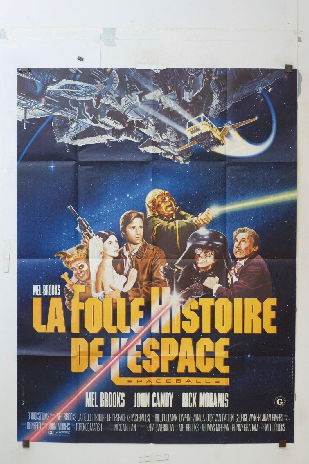 LA FOLLE HISTOIRE DU MONDE POSTER ORIGINAL 120x160 MEL BROOKS