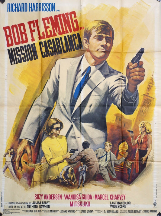 MISSION CASABLANCA BOB FLEMING MOVIE POSTER ORIGINAL 120x160