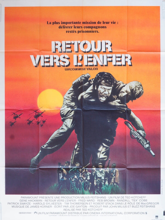 RETOUR VERS L’ENFER MOVIE POSTER ORIGINAL 120x160 GENE HACKMAN