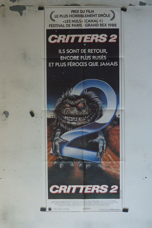 CRITTERS 2 MOVIE POSTER ORIGINAL 60x160