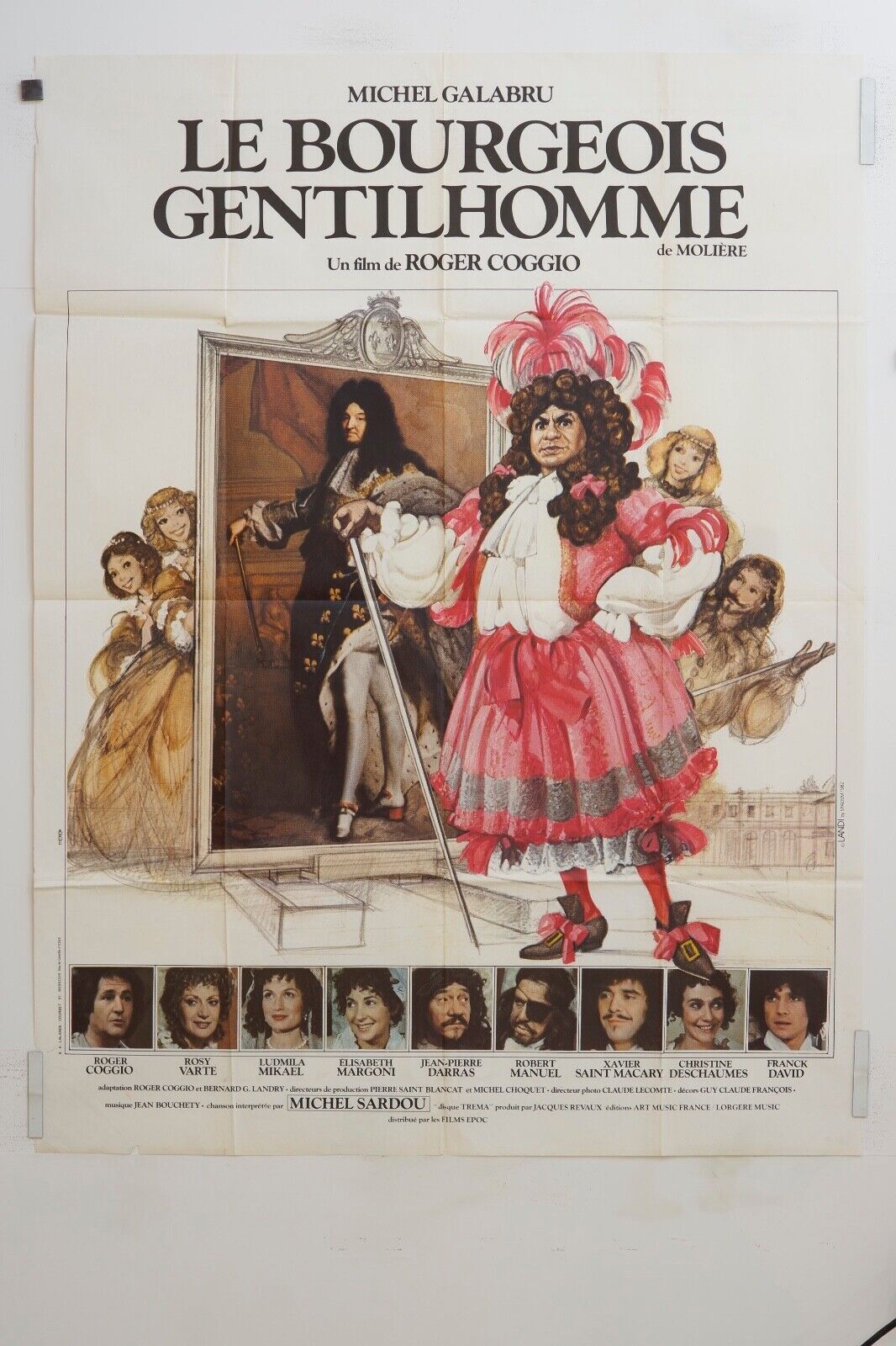 LE BOURGEOIS GENTILHOMME MOVIE POSTER ORIGINAL 120x160   ROGER COGGIO
