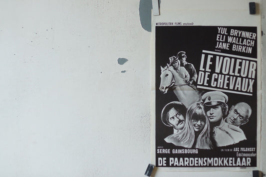 VOLEUR DE CHEVAUX (LE) BELGE MOVIE POSTER ORIGINAL 55x36 Serge Gainsbourg 