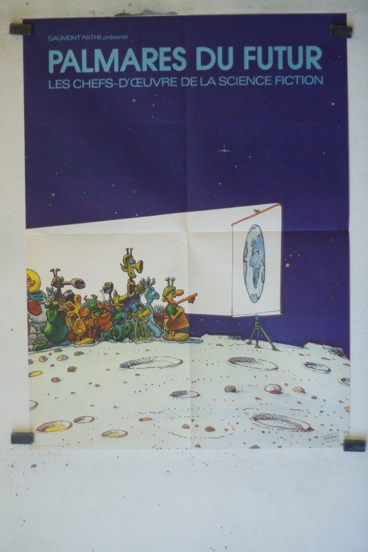 PALMARÈS DU FUTUR MOVIE POSTER ORIGINAL (60X80) CHEF D’ŒUVRE DE LA SCIENCE