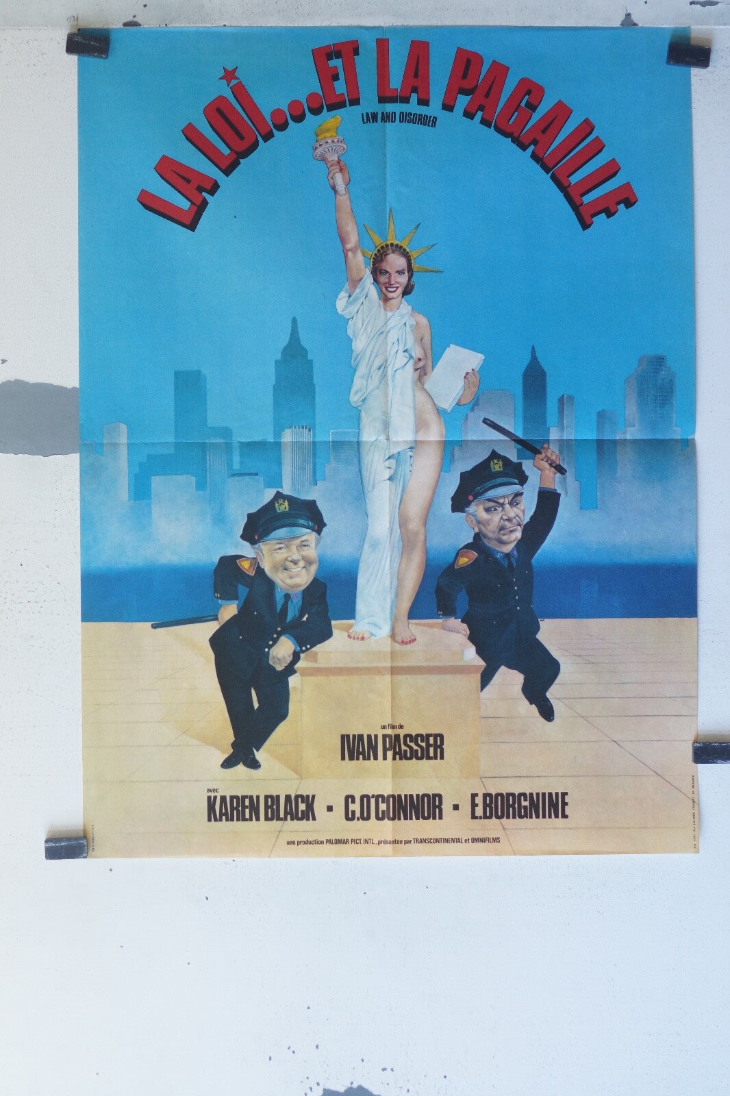 LOI.. ET LA PAGAILLE (LA) Movieposter ORIGINAL 60x80 karen Black , C.O’Connor