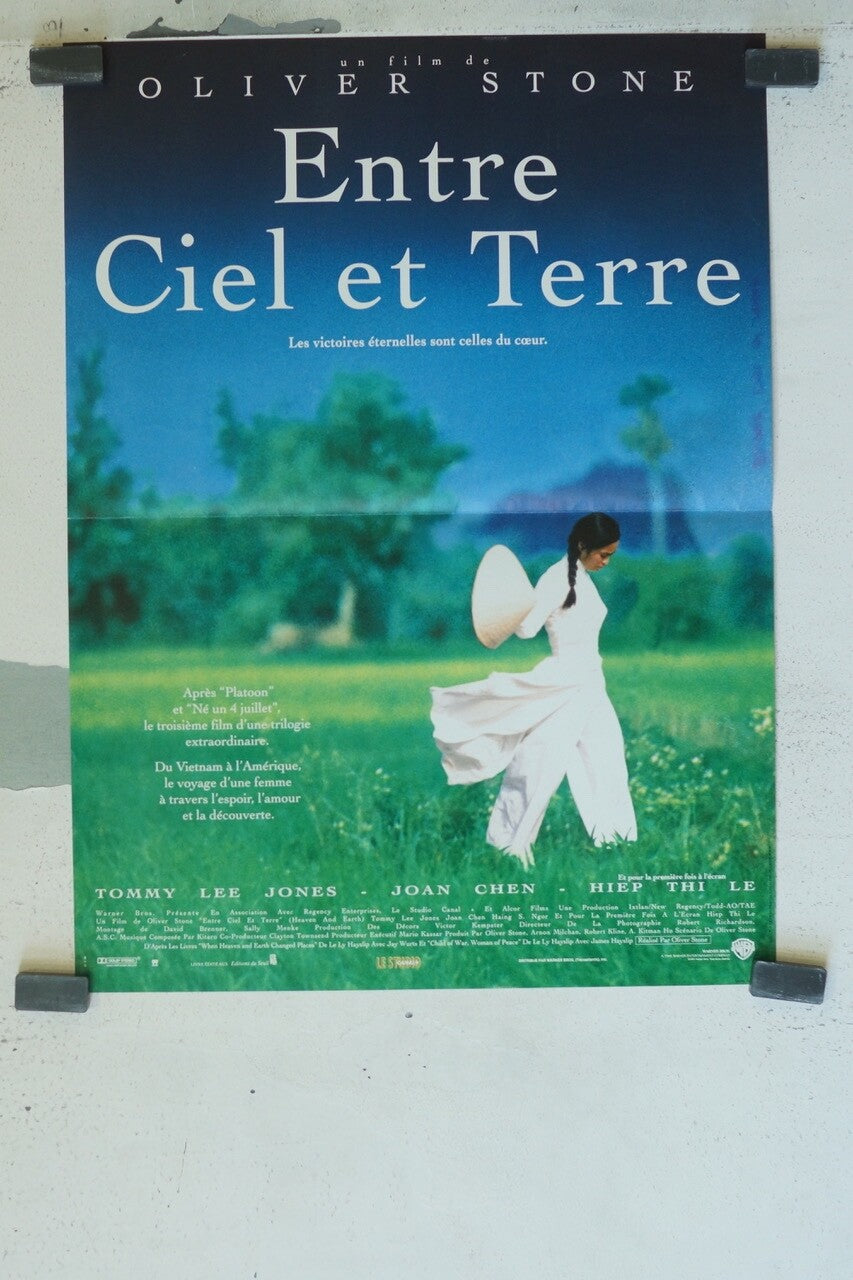 ENTRE CIEL ET TERRE ORIGINAL MOVIE POSTER 40x60 OLIVIER STONE
