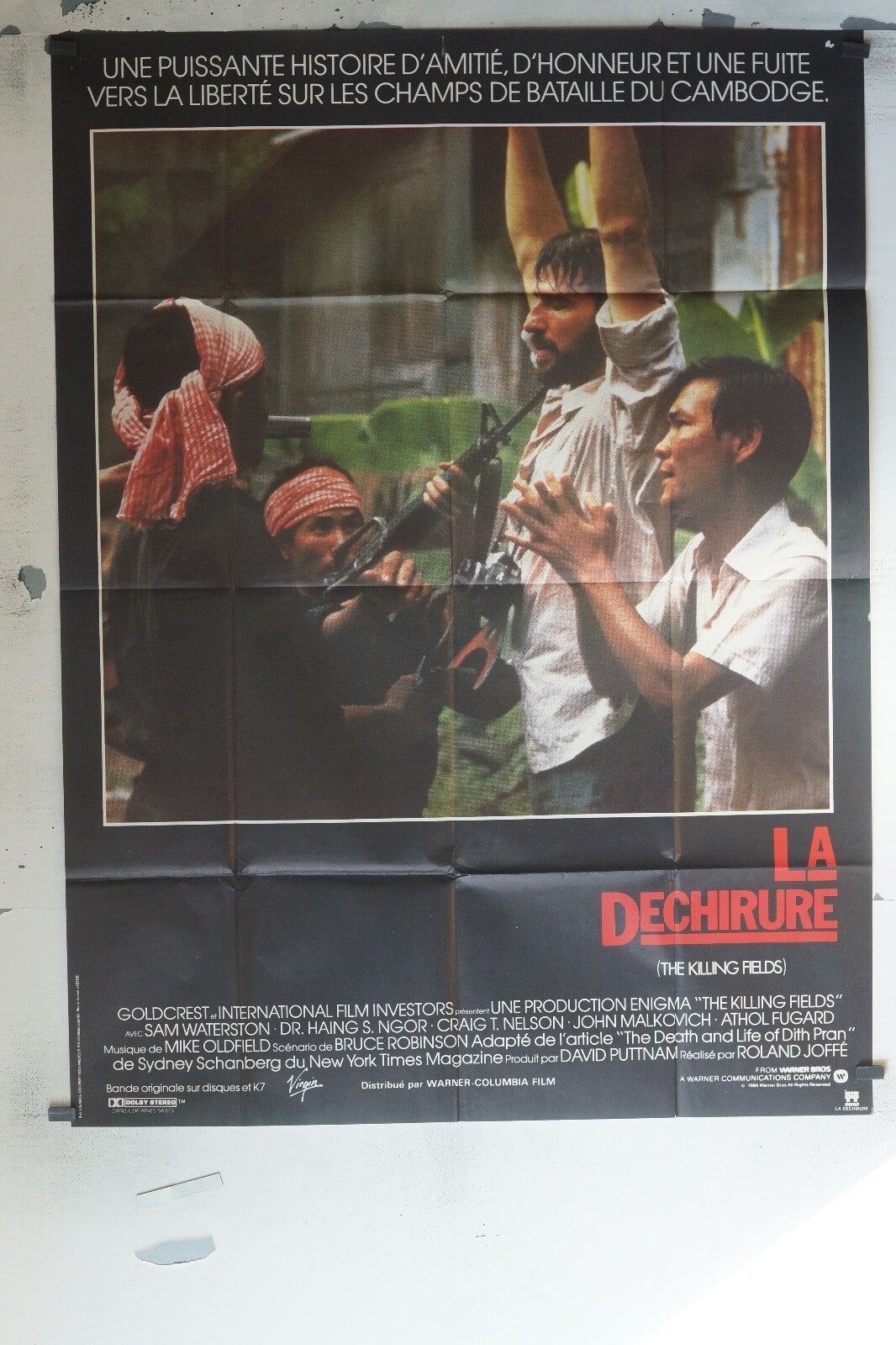 LA DÉCHIRURE MOVIE POSTER ORIGINAL 120x160 SAM WATERSTON