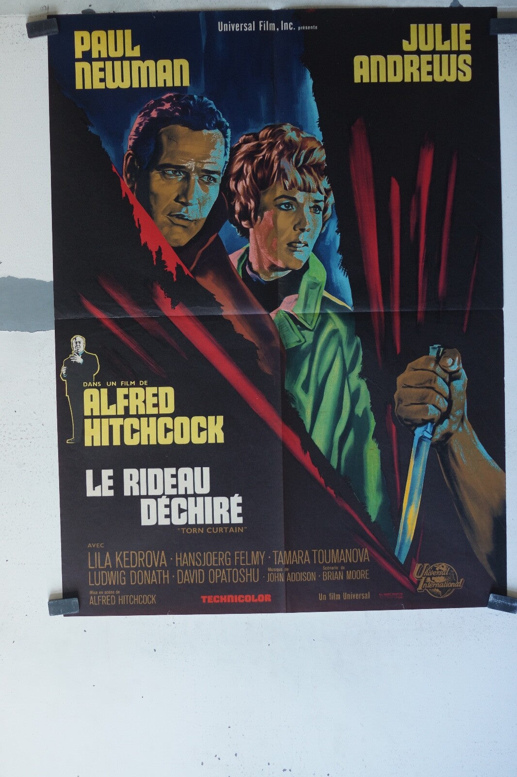 RIDEAU DECHIRE (LE) movie poster ORIGINAL 60x80 Paul Newman , Julie Andrews 